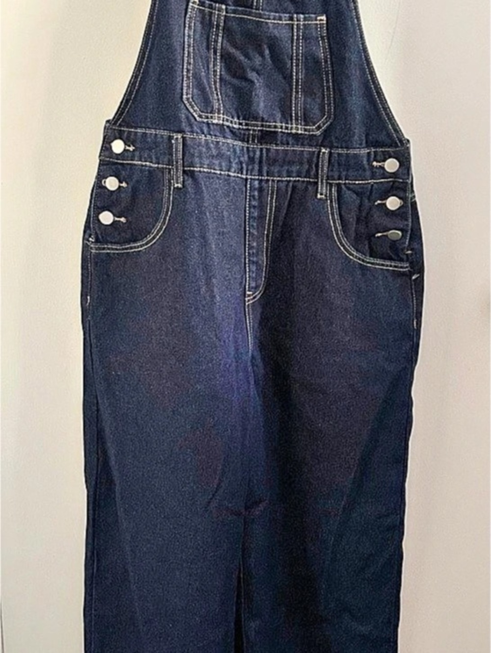 SHEIN Denim Overalls in Blue Size Large